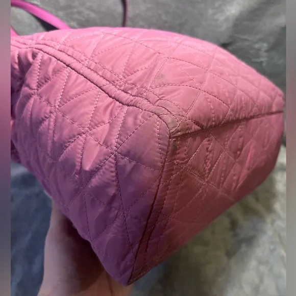 Kate Spade Wilson Road Quilted Talya Tote Bag in Ruffled Pansy Pink - Picture 12 of 14